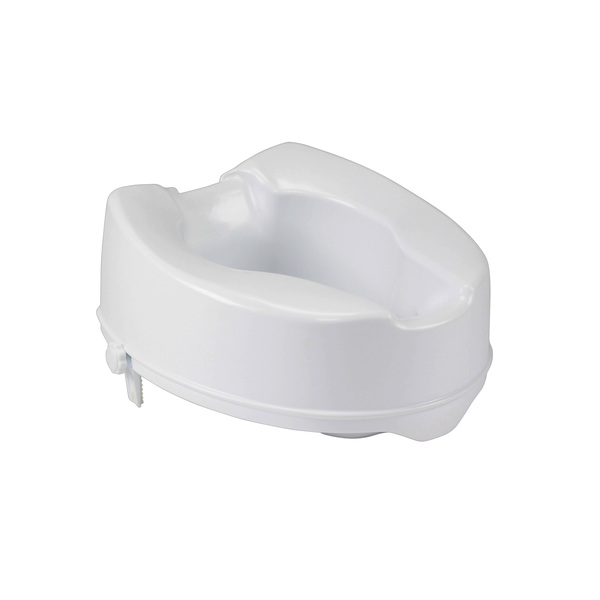 Drive Medical Raised Toilet Seat w/ Lock, Standard Seat, 6" 12066